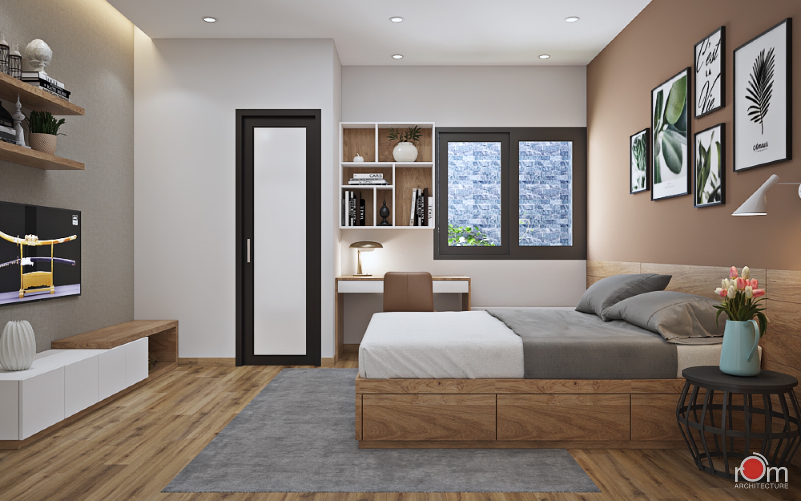 Thiết kế nội thất căn hộ Chị Dung